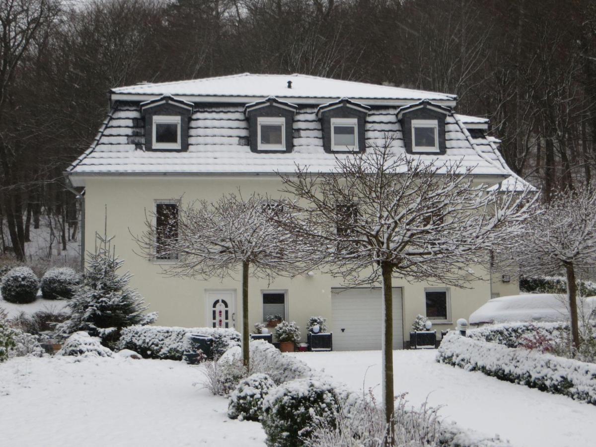 Weisses-Haus-Am-Kurpark-Fewo-Waldblick Quedlinburg Dış mekan fotoğraf